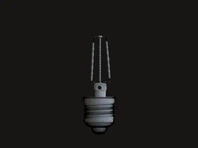 Candle Light Bulb 3D model