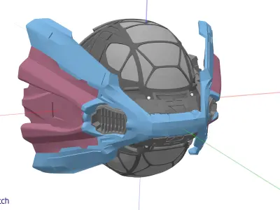 The Bowie Guardians of the Galaxy 3D print model