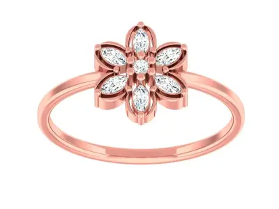 Women Ring 3D print model 50