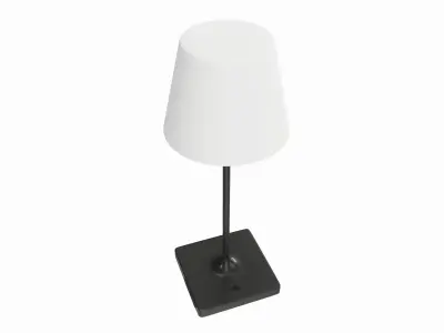 Outdoor and indoor cordless table lamp 01 3D model