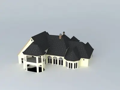 Mansion house Free 3D model