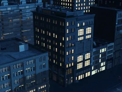 133 5Th Ave Low-poly 3D model