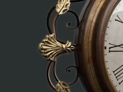 Edinburgh clock 3D model