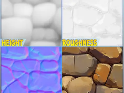  Stylized Wall Seamless Texture Texture order