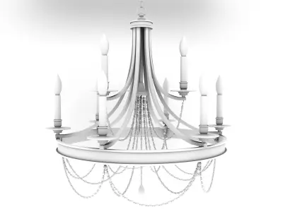 Allaire - P400006-020 Chandelier Model StudioQ 3D model