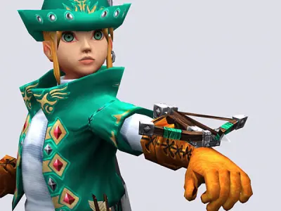 3DRT - Wicked Twins Elfboys Low-poly 3D model