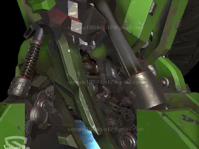 Log Haul Transformers for Animation and Game Low-poly 3D model