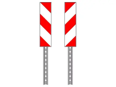 construction ahead 3D model