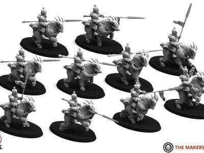 Prmus Scion - Mounted Raiders 3D print model