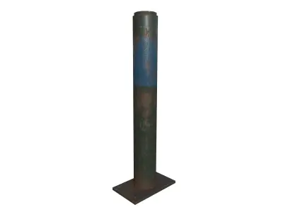 Post Barrier Barricade 3D model