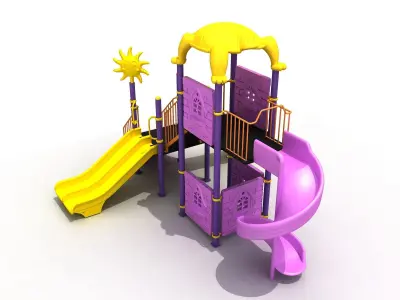 Metal Special Playground 048 3D model