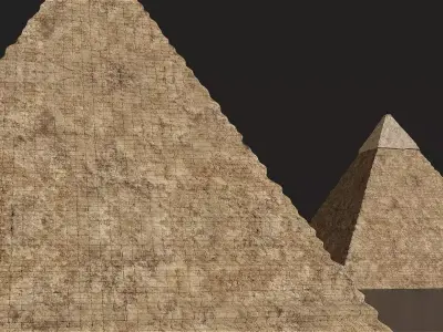 The Pyramids of Giza 3D model