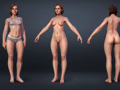 Female Basemesh - Sources Bundle