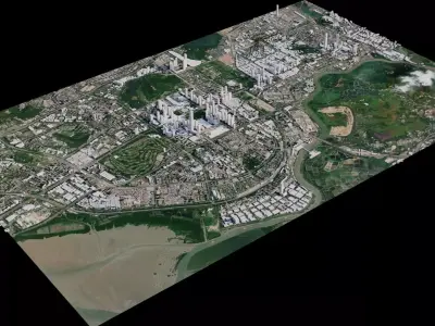 Shenzhen - China 3D model