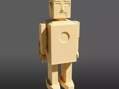 Toy Robot Lilliput - 3D printing 3D print model