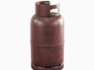 Dirty Gas Cylinder Set 3D model