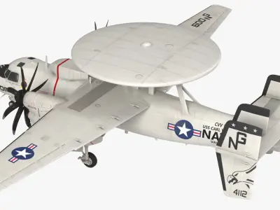  Grumman E-2 Hawkeye Tactical Early Warning Aircraft 