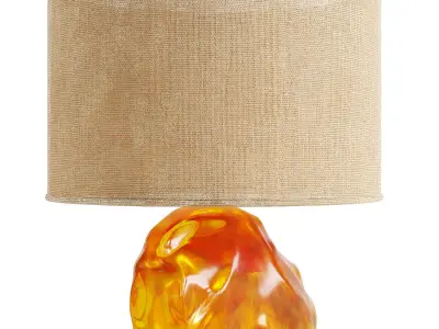 21st gallery Nicolas Aubagnac Pair of Ambra Lamps 3D model