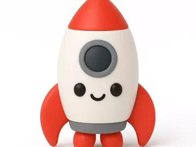 Space Rocket Sprout 3D print model