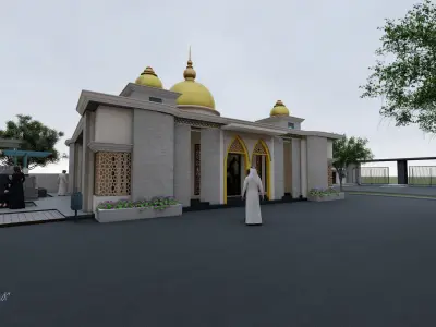 Mosque BIM Modelling 3D model