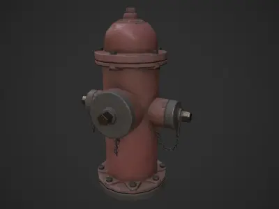 Street Fire Hydrant 3D model