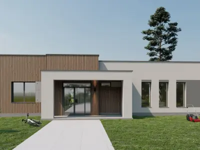 modern Residential house 3D model buy