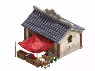 Commercial Building - Grocery Store 32 3D model