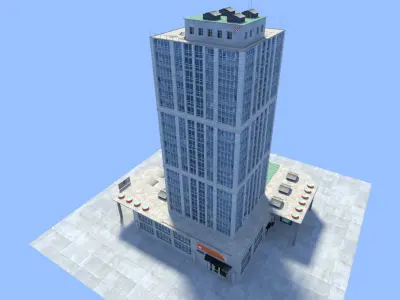 city skyscraper 3D model