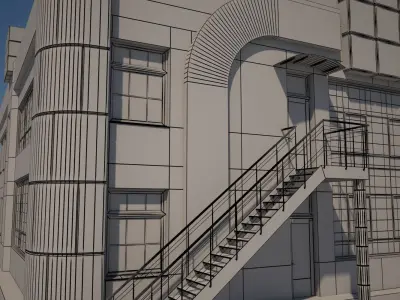 Kindergarden preschool 3D model