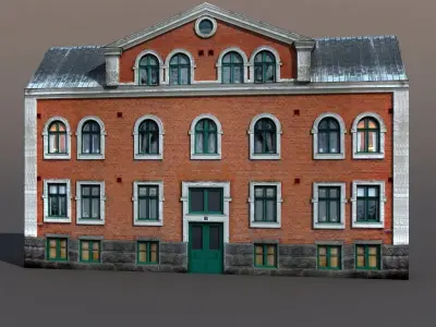 Apartment House 50 Low-poly 3D model
