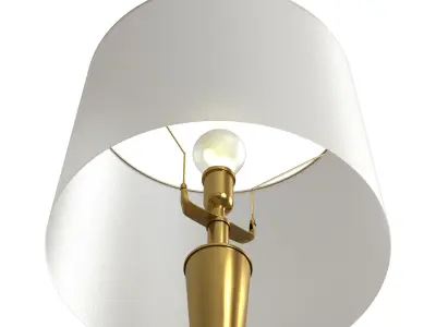 Possini Euro Design Wayne Modern Table Lamps 3D model