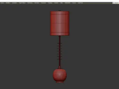 Cyan Design Sheridan Table Lamp Low-poly 3D model