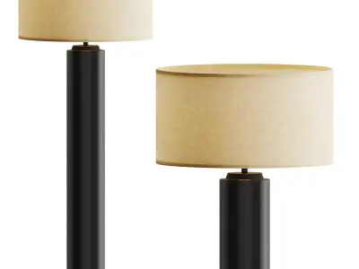 Floor Lamp Ganges 3D model