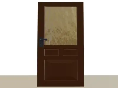 Interior Door Low-poly 3D model buy