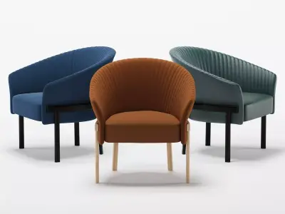 Valmy Armchair 3D model