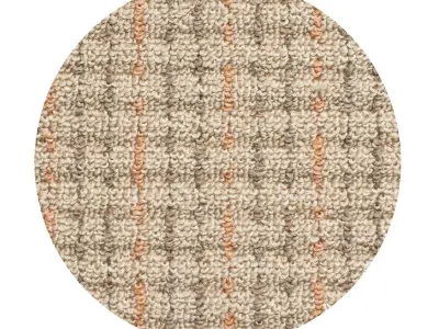 Texture-Rugs orange and rug with circle in middle Free 3D model