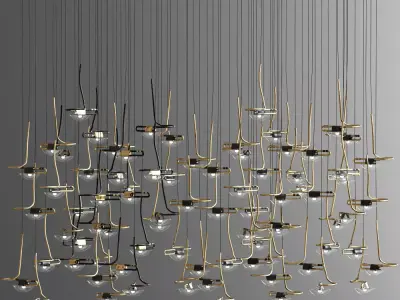 Catellani And Smith Jackie Chandelier 3D model