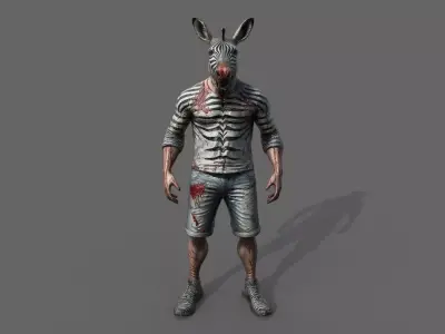 Hybrid Heroes Pack Low-poly 3D model