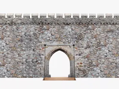 -Medieval Gate- 3D model