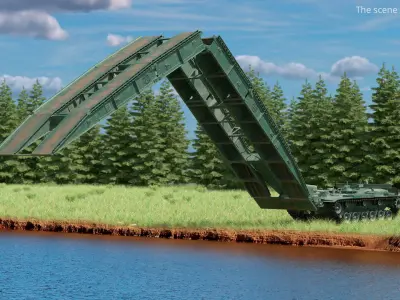  Green AVLB M60A1 in Deployment 