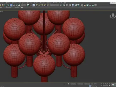 CELIN chandelier  Low-poly 3D model