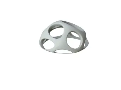 SciFi Cube Object No 54826 Low Poly Shape Low-poly 3D model