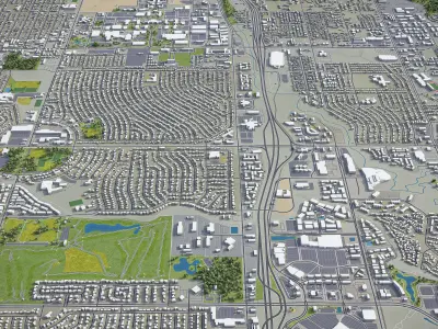 Aurora Low-poly 3D model