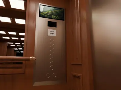 Elevator Low-poly 3D model