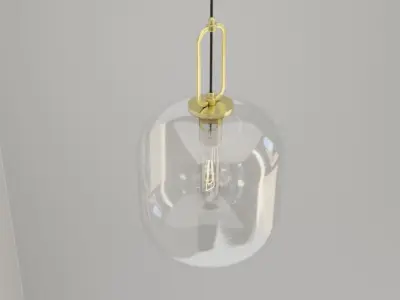 Pendant Ceiling Light P901 Low-poly 3D model