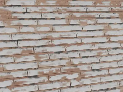 Weathered White Painted Planks Texture