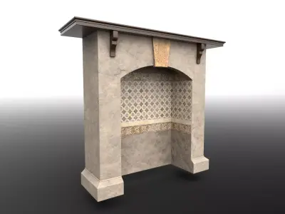Stove Alcove 3D model