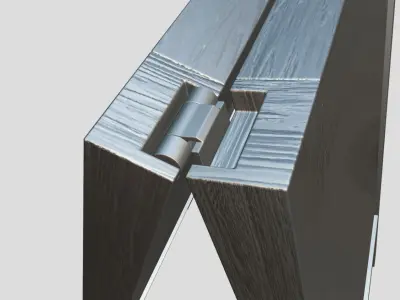 Gastro-Aufsteller Kundenstopper 1  Low-poly 3D model