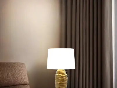 Table Lamp 3D print model 12