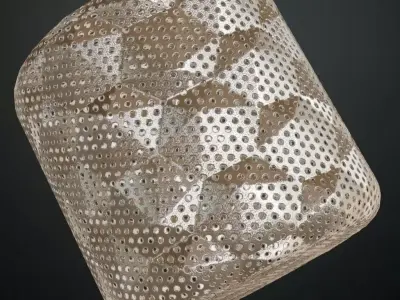 White Metal Grill Transparent PBR Seamless Texture purchase